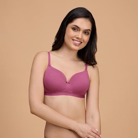 NYKD Women’s Cotton Full-Coverage Bra Everyday Comfort & Support